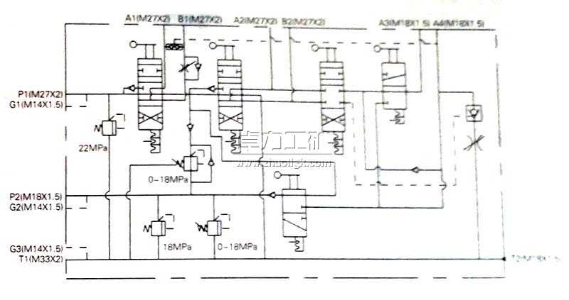 LTZJ-20/10煤礦用全液壓坑道鉆機專(zhuān)用多路換向閥